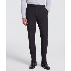 Calvin Klein Dress Pants Mens‎ 30x32 Black Slim Fit Straight Stretch Trouser NWT